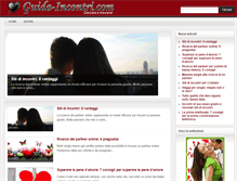 Tablet Screenshot of guida-incontri.com